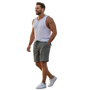 Columbia Shorts Mens Big 3X Gray Twisted Creek Omni-Shade Omni-Shield Hiking